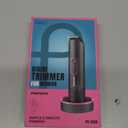 PRITECH Bikini Trimmer for Women - Rechargeable Pubic Hair Trimmer for Sensitive Skin, Wet&Dry Use, Pain-Free Electric Razor&Shaver with Standing Recharge Dock, Ideal Gift for Women, Slate Grey