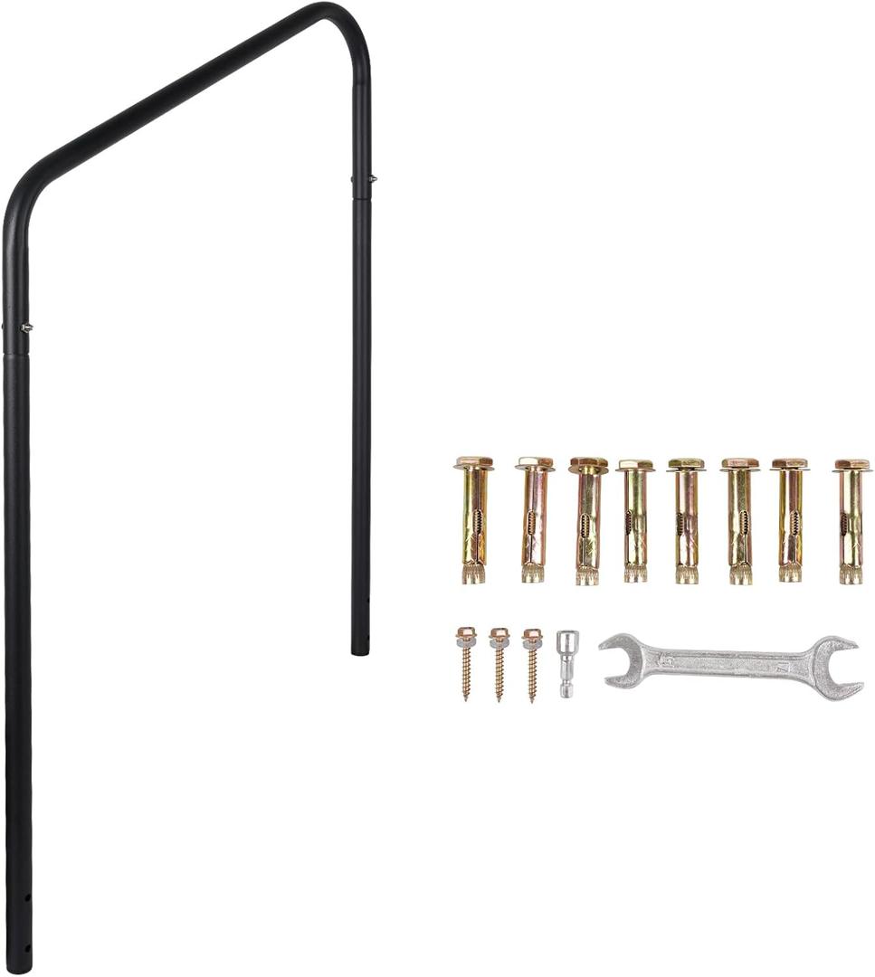 Tocretoare rv handrail 4 steps entry assist handrail compatible with 5 wheel rvs