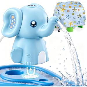 VROGTIK Water Table Pump and Water Table Cover Battery Powered No Drill Installation Water Pump for Water Table with Magnetic Mounting Non-Stop Fun Summer Outdoor Toy Water Table Accessories for Kids