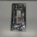 Car License Plate Frame, Vehicle Front Bumper License Plate Mounting Kit & Bracket Holder, Auto Bumper Tag Frame Mount Adapter with Ties, Universal for SUV, Sedan, Truck