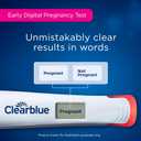 Clearblue Early Pregnancy Test Kit, at-Home Pregnancy Test Kit for Women, hCG Hormone Pregnancy Tests with Easy-to-Read Results, 7 Tests