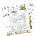 Storybook Baby Shower Games, Wildflower Butterfly Find The Guest Bingo Game for 30 Guests with Game Cards, Gender Reveal, Baby Shower Supplies & Decorations (DV46)
