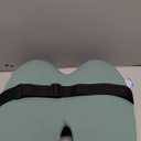 C CUSHION LAB Extra Dense Lumbar Pillow - Patented Ergonomic Multi-Region Firm Back Support for Lower Back Pain Relief - Lumbar Support Cushion with Strap for Office Chair, Car, Sofa - Wellness Green