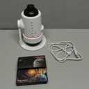 Galaxy ProjectorUpgraded 4K HD Star Projector Lens, 10 Slides Image Planetarium BedRoom LightsCeiling Lights 360 Rotation 1/2/4Timer off &8 LED Color Night LightChristmas Gifts for Teens (White)