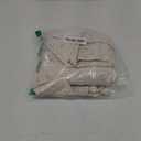 jinchan Small Window Curtains 54 Inch Length Linen Cafe Curtains for Kitchen Bathroom Bordered Floral Embroidered Short Drapes Rustic Farmhouse Light Filtering Curtain Set 2 Panels Ivory on Beige