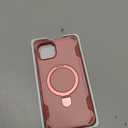 CHAOFEnG Designed for iPhone 15 Plus Case with Magnetic Stand [Military Drop Protection][Compatible with Magnet] Shockproof 15 Plus Phone Case with Ring Holder, Pink