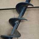 3x24 Inch Auger Drill Bit for Planting - Easy Planter Garden Auger - Bulb & Bedding Plant Augers - Post Hole Digger for 3/ 8”Hex Drive Drill