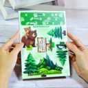 2 x First Fathers Day Giftss for New Dad, First Dad Gift 3D Pop-out Wooden Card with Envelope & Seal, 1st Father's Day Giftss for Son, Gifts for Dads To Be