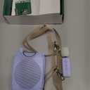 SHIDU 35W Power Voice Amplifier with Bluetooth Wireless Lavalier Microphone, Portable Teacher Mic with Speaker Personal Clip On Microphone System for Teacher Meeting Training-M500 (Purple)