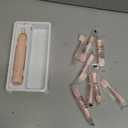 JIMBOBO Electric Toothbrush for Women Girls USB Rechargeable Ultra Sonic Toothbrushes with 8 Brush Heads 42,000 VPM Whitening 6 Cleaning Modes 2 Min Smart Timer 2-Hour Fast Charge for 60-Days (Pink) (1 Count (Pack of 1))