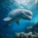 1000 Piece Puzzle for Adults Beluga Whale Ocean Depths A Challenging and Peaceful Jigsaw Game for Marine Life Admirers Fun Wall Art and Family Night Gift Idea 20x28in