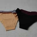 UNDER THE SEA 6 Pack Cotton Underwear for Women Low Rise Bikini High Cut Breathbale Sexy Hipster Cheeky Womens Panties S