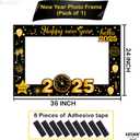 2 x KatchOn New Years Photo Booth Frame - Large 36 Inch | Photo Booth Props for New Years Eve Party Supplies