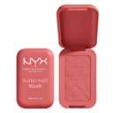 NYX PROFESSIONAL MAKEUP Buttermelt Powder Blush, Fade and Transfer-Resistant Blush, Up to 12HR Make Up Wear, Vegan Formula - Feeling Butta (0.17 Ounce (Pack of 1))