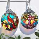 2 x Tree of Life Christmas Ornament, Stained Glass Decor, Gifts & Holiday Ideas