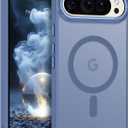BENTOBEN Magnetic for Google Pixel 9 Pro XL Case, Pixel 9ProXL Phone Case Compatible with MagSafe, Translucent Matte Slim Shockproof Protective Magnetic Cover for Google 9 ProXL 6.8 inch, Sierra Blue