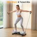 NEWBULIG Waist Twister Machine Exercise, Ab Twister Board with 300 lbs Capacity, Quiet Home Gym Equipment for Core & Belly Workout