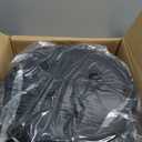 Rolling Stool Heavy Duty 400lb: Super Soft Seat Cushion,360° Swive,Height Adjustability,No Squeaky Noises,No Tip Over, New Upgraded Salon stool Chair, for Tattoo Facial Massage Spa Medical (Black)