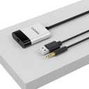 Bluetooth 5.0 aptX-HD Adapter with Y Cable Compatible with BMW CCC/CIC Systems with USB+AUX Interface (3000B)