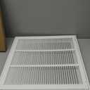 16"W x 16"H [Duct Opening Size] Steel Return Air Filter Grille - Removable Face/Door for 1 inch Filters -HVAC Vent Cover Grill - White [Outer Dimensions: 18 5/8"W X 18 5/8"H]