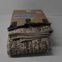 Washable 6x9 Area Rug for Living Room, Carpet for Bedroom Dining Room, Non Slip& Non-Shedding Resistant Low Pile Vintage Print Rug for Home Office (Brown)