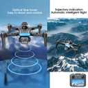 4K Drone with Camera for Adults, FPV Foldable Quadcopter with 4.3" Screen Remote Controller, Brushless Motor,Obstacle Avoidance,Under 249gOne-Key Takeoff & Auto Follow,2Batteries,Portable HD Drone