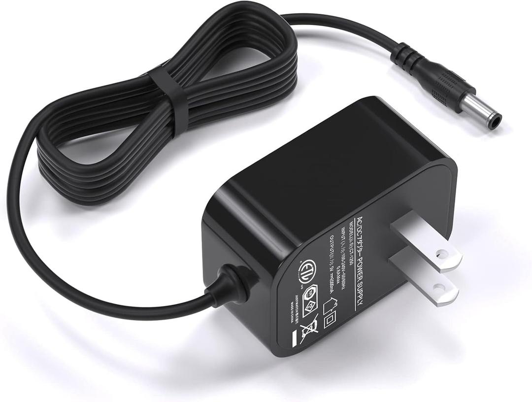 WUKUR Replacement for Victrola Record Player Power Cord, DC 5V Power Cord Compatible with Victrola VSC-550BT Vintage 3-Speed (5.9 Ft Long)
