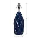HD Designs® Large Ceramic Table Lamp Base - Dark Blue