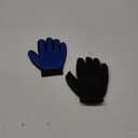 Upgrade Efficient Pet Hair Remover Gloves - Gentle Shedding Brushes for Dogs, Cats & Horses with Long and Short Hair - 1 Pair (Blue)