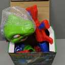 Realistic Dinosaur Moveable Shooting Toys, 2 Pack Launchers with Aiming, Roaring Dino Eyes & Belly Glow, LCD Score Record, Stocking Stuffers for Kids Toys Gifts for Boy Ages 3 4 5 6 7 8 9 10+ Year Old (Green)