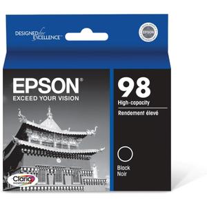 EPSON 98 Claria Hi-Definition Ink High Capacity Black Cartridge (T098120) Works with Artisan-700, 710, 725, 730, 800, 810, 835, 837