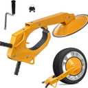 Lyellfe Trailer Wheel Lock, Heavy Duty Car Wheel Lock Anti Theft, Adjustable Tire Clamp Boot Locks for Parking Cars, Trucks, SUVs, RV