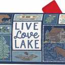 Studio M MailWraps Lakeside, The Original Magnetic Decorative Mailbox Cover, Made in USA, Superior Weather Durability, Standard Size fits 6.5W x 19L Inch Mailbox