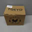 Tgeyd Chicken Waterer - Chicken Water Feeder with 4 Water Cups - Automatic Chicken Waterer No Waste - Poultry Waterer with 2 Gallon for Chickens Ducks and Goose