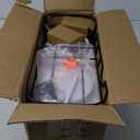 DD&HAPP Glass Drink Dispensers For Parties. 1.2 Gallon Beverage Dispensers With Stand And Stainless Steel Spigot .Lemonade Dispenser With Ice Cylinder.Mason Jars,Laundry Detergent Dispenser.