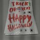 Halloween Window Decorations - 9 Sheets Black Bats Window Clings, Double-Sided Removable Halloween Decorations for Home, Office & Party Pack of 9