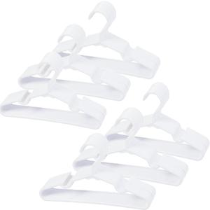 60 pcs White Baby Nursery Closet Hangers,Non-Slip Laundry Infant Pant Hanger for Newborn Clothes,Ultra-Thin Child Coat Hanger for Girl Boy Toddler Kids