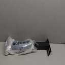 EZYDECOR 6 Pcs Heavy Duty Shelf Brackets 13 Inch Wall Mounted Industrial Metal Shelving Supports with Lip (Black)