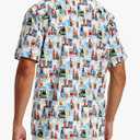 Men's Tropical Beach Vacation Shirt Hawaiian Shirts Wrinkle Free Short Sleeve Button Down (XL)