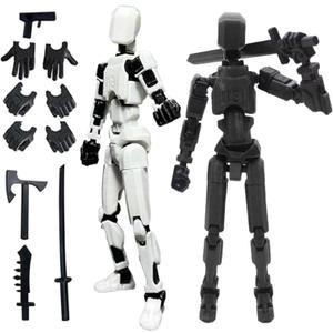 T13 Action Figure,Robot Action Figure,T13 Action Figure 3D Printed Multi-Jointed Movable,13 Action Figure Dummy,Decorations for Action Figures