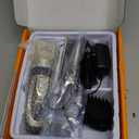 oneisall Dog Clipper Low Noise, Dog Grooming Kit with Rechargeable, Pet Shaver Cordless Electric Quiet Hair Clipper Set for Dogs Cats PetsGold