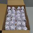 Ferraycle 24 Pcs Mini Lantern Decor 4 Inch Western Lantern Table Centerpiece Small Vintage Camping Hanging Lamp Ornaments Bulk for Cowboy Cowgirl Wedding Halloween Christmas (4 Inch,White)