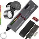 Diamond Tester, Jewelry Diamond Tester Pen  40X Mini LED Magnifying, Diamond Selector for Novice, Thermal Conductivity Meter