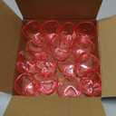 Irrmshr 16 PCS Plastic Beer Mugs,1.5 oz Pink Shot Glass,Cute Heart Shot Glasses,Reusable Beer Stein Tasting Glasses Juice Cups for Drinking Beer