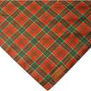 Realeaf Christmas Dog Bandanas 2 Packs, Reversible Red Green Plaid Dog Scarf, Xmas Pet Bandana for Boy and Girl, Premium Durable Fabric, Holiday Check Bandana for Small and Medium Dogs Pets (Small)