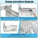 Live Animal Cage Trap, Heavy Duty Humane Cage Trap for Squirrels, Chipmunks, Rabbits, and Small Rodents, Safely Catch & Release - 1 Trap