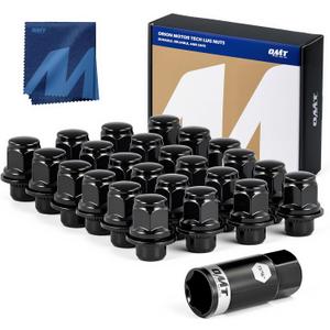 Orion Motor Tech M12x1.5 Lug Nuts, 12x1.5mm Mag Wheel Lug Nuts Compatible with Toyota Camry RAV4 Highlander Corolla Tacoma 4Runner Prius Sienna, Set of 24