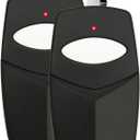 Upgraded for 1050 Stanley Linear Garage Door Opener Remote, 310Mhz 10 Dip Switch Gate Opener Multicode Remote, Replace MCS105015 105015 1082, More Stable & Secure, Small Enough Easy to Carry & Program (Black)