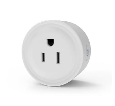 16A Smart Plug Wi-Fi Mini, Compatible with Alexa & Google Home, Timer 2.4G Wi-Fi Only,Remote Control with Timing Function, Timing and scheduling,Works with Your Wi-Fi Router  no hub Required.