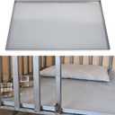 47x29.13x1 Replacement Tray for Dog Crate, Galvanized, Chew-Proof and Crack-Proof Dog Kennel Tray Replacement
